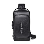 WEIXIER X318 Zaino piccolo antifurto impermeabile da uomo a tracolla singola