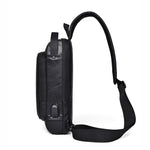 WEIXIER X318 Zaino piccolo antifurto impermeabile da uomo a tracolla singola