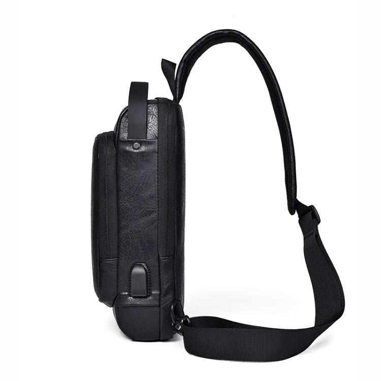 WEIXIER X318 Zaino piccolo antifurto impermeabile da uomo a tracolla singola