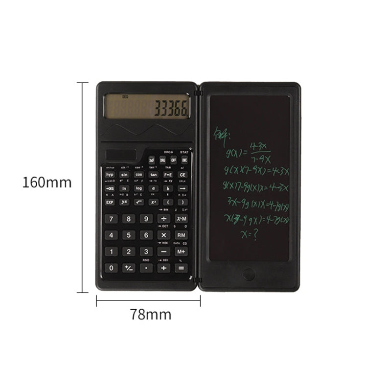 Calcolatrice solare portatile con display LCD 10 cifre