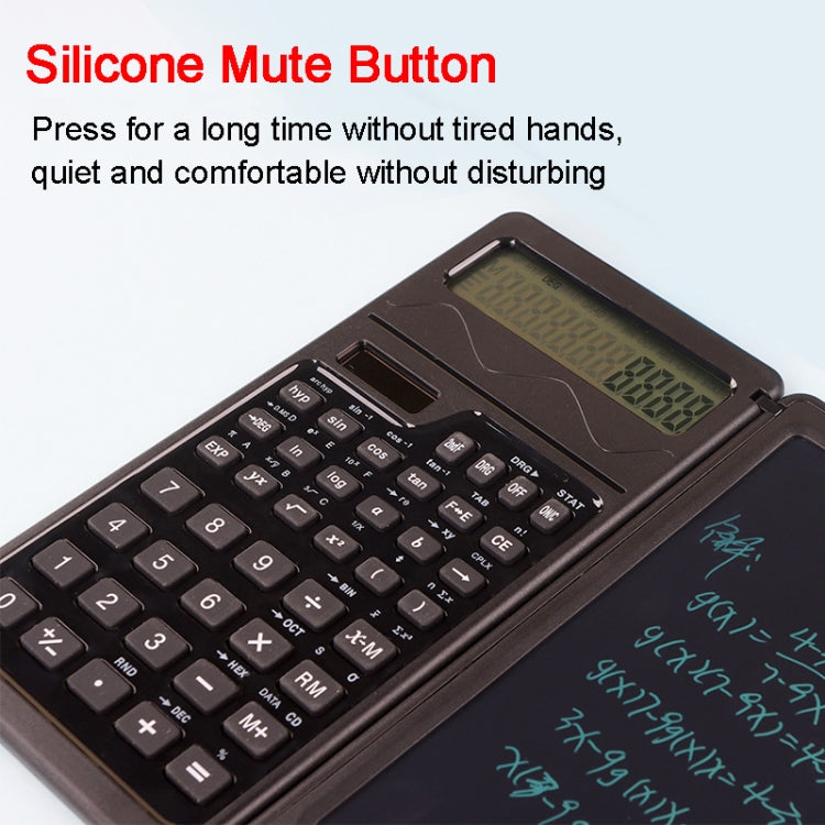 Calcolatrice della funzione solare Blocco per la scrittura a 10 cifre Display Lavagna portatile per la scrittura a mano, Solar Function Calculator