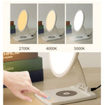 Caricabatterie wireless con luce terapia SAD 24W