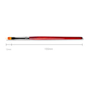 5pcs penna per unghie strumento per palo in legno penna per tintura sfumata strumento per aggancio multilinea, 5pcs Sweeping Pen