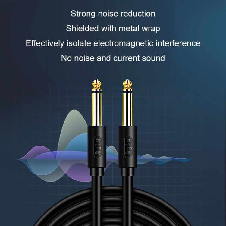 Cavo audio JINGHUA da 6,5 mm Cavo per sintonizzazione dello strumento per microfono da maschio a maschio, 0.5m, 1.5m, 3m, 5m, 10m
