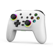 Gamepad con vibrazione somatosensoriale Bluetooth senza fili per Nintendo Switch/SwitchPRO, Black Gold, White Green, Black, White