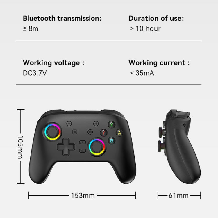 Gamepad Bluetooth con vibrazione per Nintendo Switch Pro