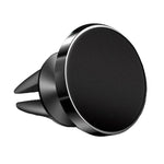 Supporto per telefono di navigazione con staffa di aspirazione magnetica per auto in lega di alluminio, Air Outlet (Black), Air Outlet (Gold), Air Outlet (Silver)