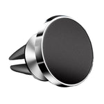 Supporto per telefono di navigazione con staffa di aspirazione magnetica per auto in lega di alluminio, Air Outlet (Black), Air Outlet (Gold), Air Outlet (Silver)