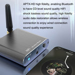 Ricevitore audio Bluetooth 5.2 Adattatore Bluetooth APTX HD in fibra coassiale AUX da 3,5 mm, D300