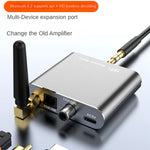 Ricevitore audio Bluetooth 5.2 Adattatore Bluetooth APTX HD in fibra coassiale AUX da 3,5 mm, D300