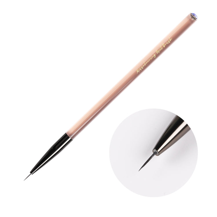 Pennello per penna acrilica color tè Pennello per unghie di bellezza Penna per pittura a colori Penna per terapia della luce