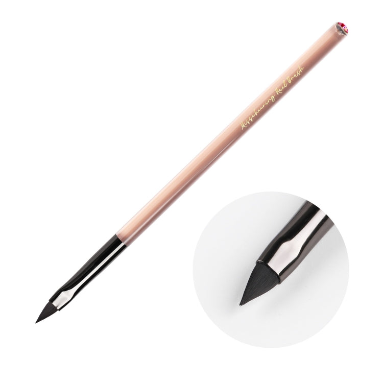 Pennello per penna acrilica color tè Pennello per unghie di bellezza Penna per pittura a colori Penna per terapia della luce