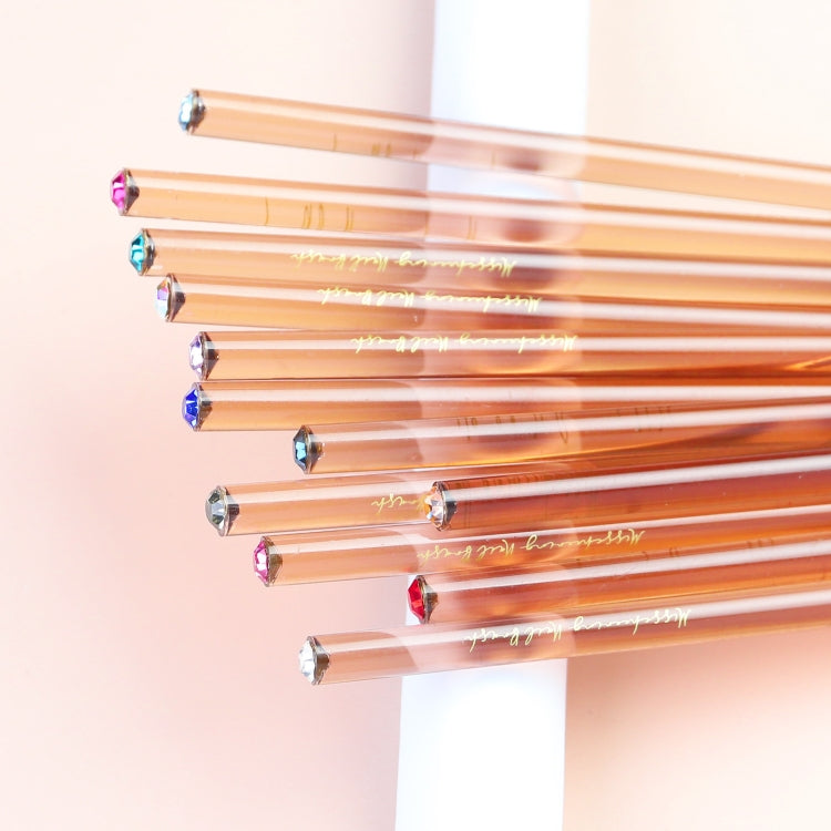 Pennello per penna acrilica color tè Pennello per unghie di bellezza Penna per pittura a colori Penna per terapia della luce