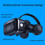 Occhiali VR 3D con cuffie integrate per smartphone 4,7-7,2 pollic