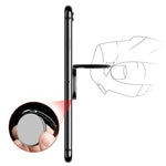 Staffa completamente in metallo Fibbia ad anello magnetico girevole a 360 gradi, 1pcs