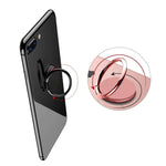 Staffa completamente in metallo Fibbia ad anello magnetico girevole a 360 gradi, 1pcs
