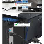 JINGHUA Cavo di trasferimento da HDMI a DVI Scheda grafica Monitor per computer Cavo HD, 1m, 1.5m, 2m