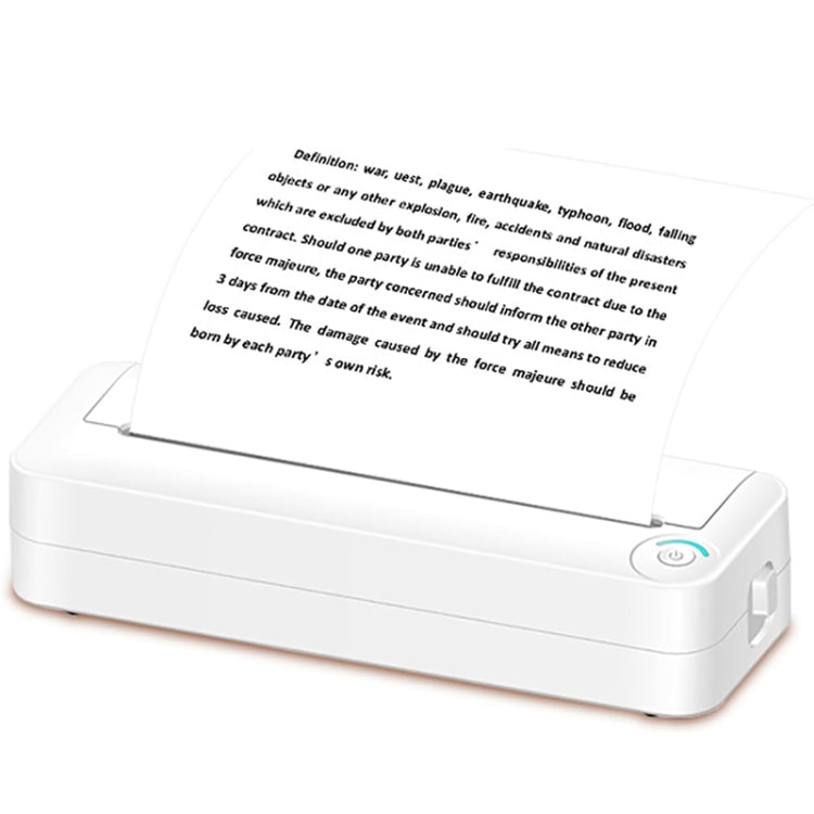 Stampante A4 senza inchiostro con connessione Bluetooth Stampante fotografica portatile per mini studenti per ufficio, X8