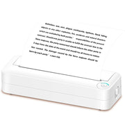 Stampante A4 senza inchiostro con connessione Bluetooth Stampante fotografica portatile per mini studenti per ufficio, X8