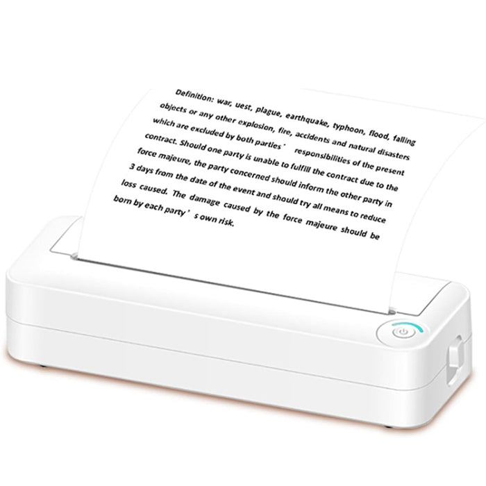 Stampante A4 senza inchiostro con connessione Bluetooth Stampante fotografica portatile per mini studenti per ufficio, X8