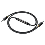 JINGHUA cavo da 3,5 mm conversione audio microfono trascrittore bidirezionale, 1m
