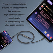 JINGHUA cavo da 3,5 mm conversione audio microfono trascrittore bidirezionale, 1m