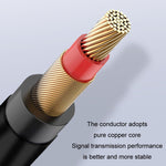 JINGHUA cavo da 3,5 mm conversione audio microfono trascrittore bidirezionale, 1m