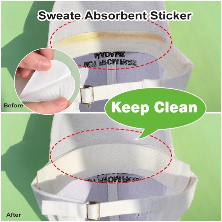 100 adesivi usa e getta per colletto e cappello assorbi sudore