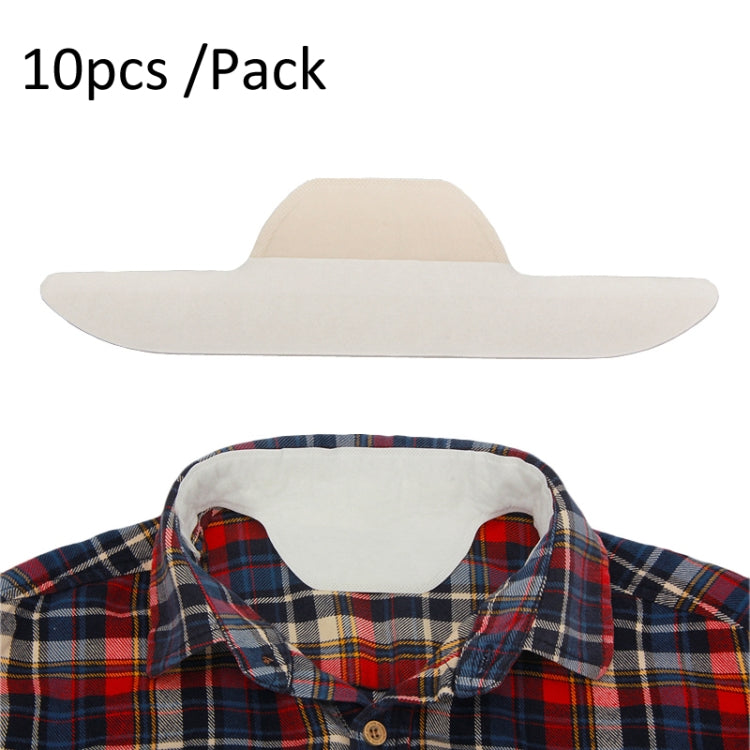 100 pezzi monouso autoadesivi assorbenti per t-shirt collo collare cappello adesivo assorbente, 25cm, 29cm