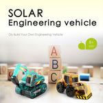 Giocattolo educativo veicolo ingegneria solare assemblabile
