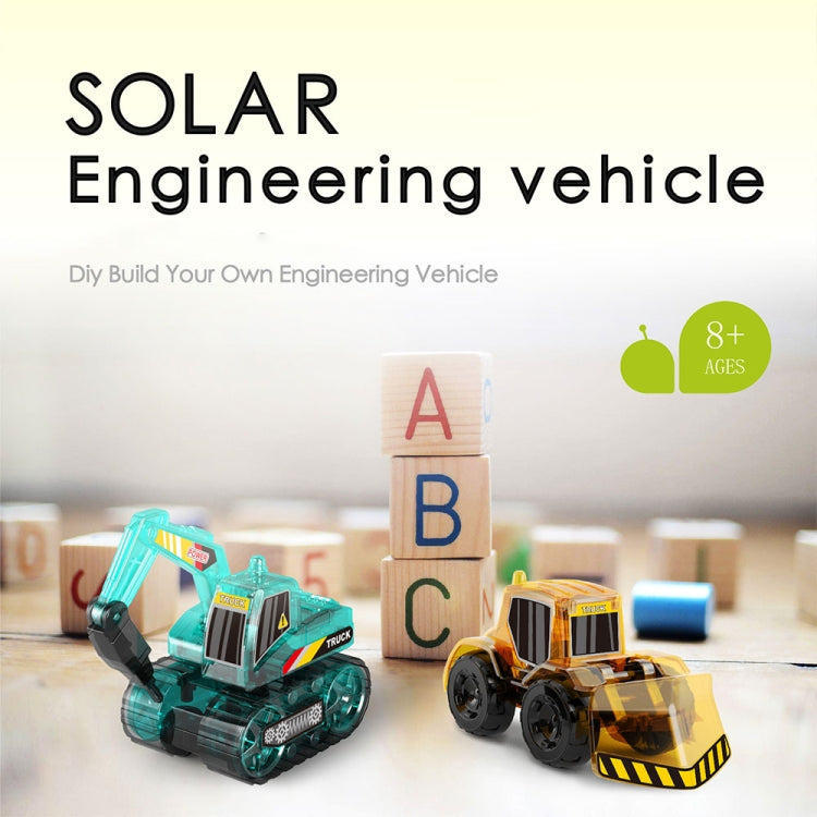 Giocattolo educativo veicolo ingegneria solare assemblabile