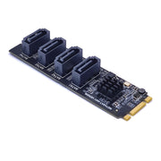 JMB582 M2 KEY-M NVME PCI-E alla scheda di trasferimento del disco rigido SATA3.0, M2 KEY-M NVME PCI-E To SATA3.0
