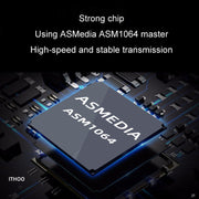 JMB582 M2 KEY-M NVME PCI-E alla scheda di trasferimento del disco rigido SATA3.0, M2 KEY-M NVME PCI-E To SATA3.0