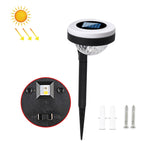 Lampada da terra LED solare doppia sorgente per esterni