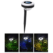 Lampada da terra LED solare doppia sorgente per esterni