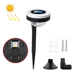 Lampada da terra LED solare doppia sorgente per esterni