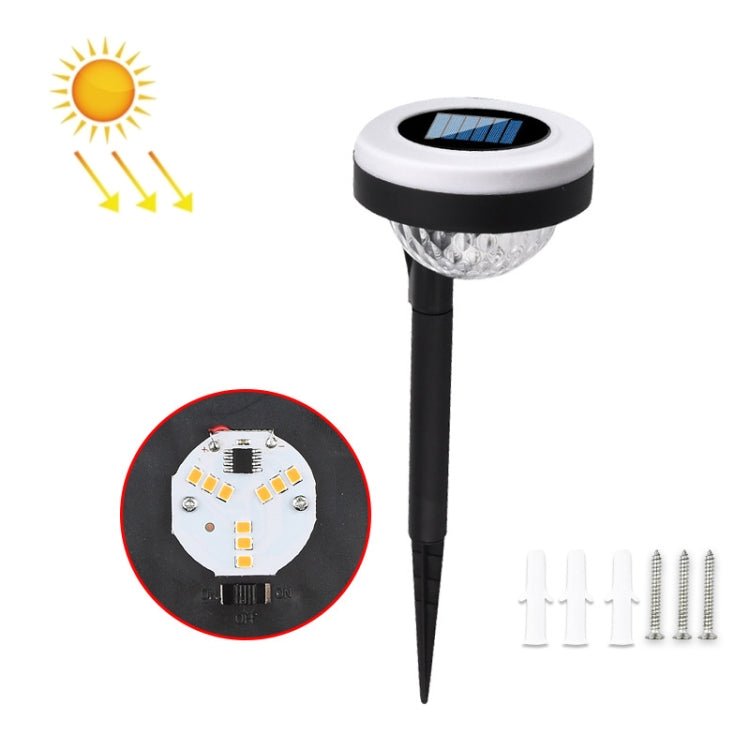 Lampada da terra LED solare doppia sorgente per esterni