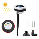 Lampada da terra LED solare doppia sorgente per esterni
