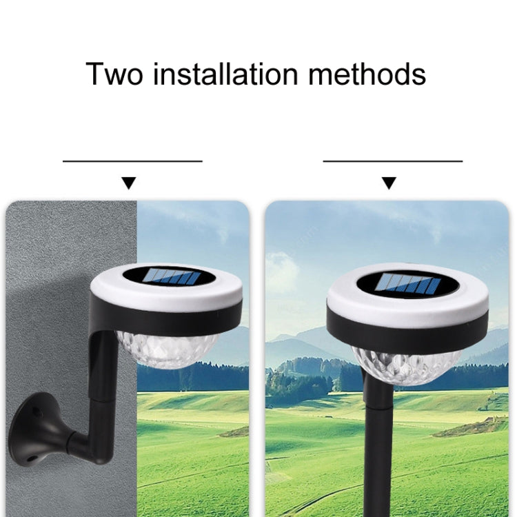 Lampada da terra LED solare doppia sorgente per esterni
