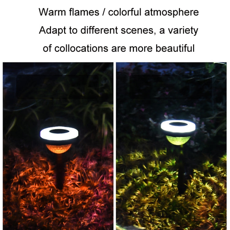 Lampada da terra LED solare doppia sorgente per esterni