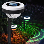 Lampada da terra LED solare doppia sorgente per esterni