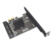 Scheda di espansione dell'adattatore SATA 3.0 Convertitore ASMedia ASM1166, PCIE  4X To 6 Port, PCIE 1X To 6 Port, PCIE 1X To 10 Port, PCIE 4X To 10 Port, PCIE 1X To 8 Port