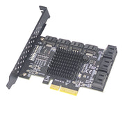 Scheda di espansione dell'adattatore SATA 3.0 Convertitore ASMedia ASM1166, PCIE  4X To 6 Port, PCIE 1X To 6 Port, PCIE 1X To 10 Port, PCIE 4X To 10 Port, PCIE 1X To 8 Port