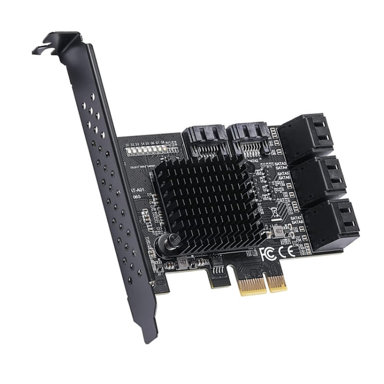 Scheda di espansione dell'adattatore SATA 3.0 Convertitore ASMedia ASM1166, PCIE  4X To 6 Port, PCIE 1X To 6 Port, PCIE 1X To 10 Port, PCIE 4X To 10 Port, PCIE 1X To 8 Port