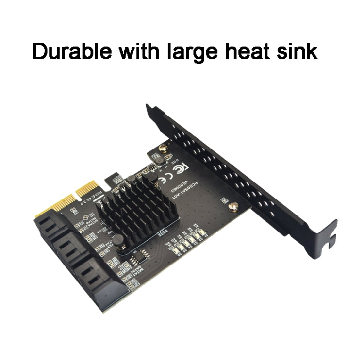 Scheda di espansione dell'adattatore SATA 3.0 Convertitore ASMedia ASM1166, PCIE  4X To 6 Port, PCIE 1X To 6 Port, PCIE 1X To 10 Port, PCIE 4X To 10 Port, PCIE 1X To 8 Port