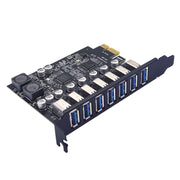 PCE7USB-R05 PCI-E a USB 3.2 GEN1 Scheda di espansione a 7 porte 19PIN Super Speed 5Gbps, PCE7USB-R05
