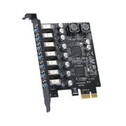 PCE7USB-R05 PCI-E a USB 3.2 GEN1 Scheda di espansione a 7 porte 19PIN Super Speed 5Gbps, PCE7USB-R05