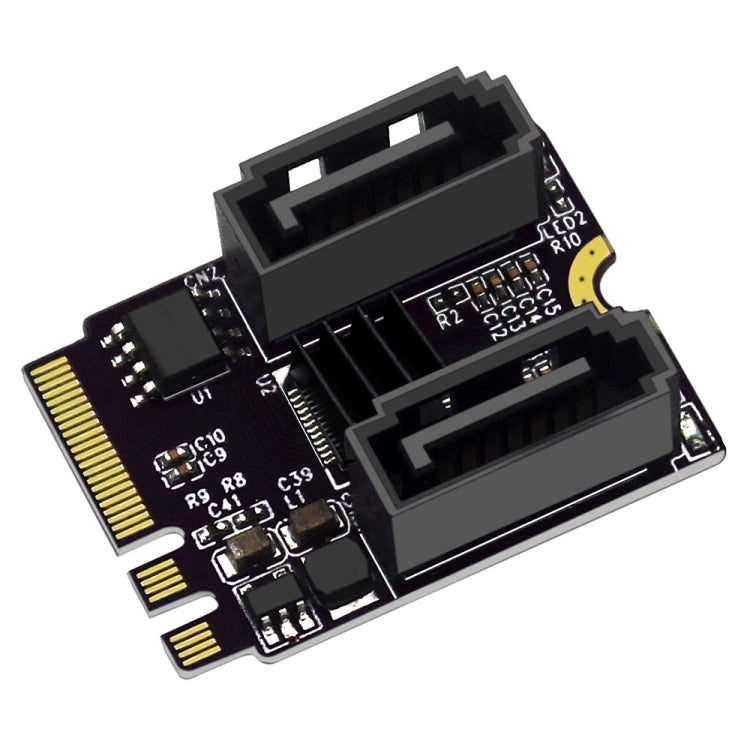 Scheda adattatore da M2 a SATA3.0 Scheda PCI-E3.0 KEY A+E Chip WiFi da M.2 a SATA JMB582, JMB582