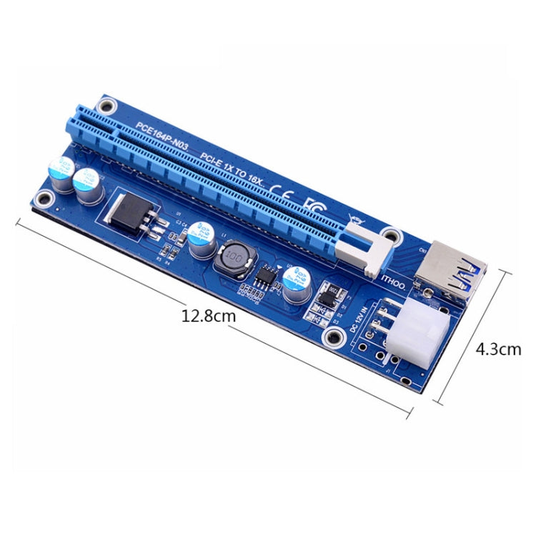 PCE164P-N03 VER006C Riser Mini PCI-E da 1X a 16X per scheda immagine esterna per laptop, Blue Board 6pin, Blackboard 6pin, Blackboard 4pin, M2 To 6pin