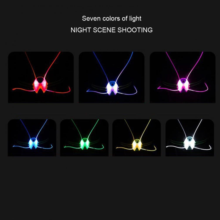 Luce da petto con cinturino per luce da corsa ricaricabile tramite USB